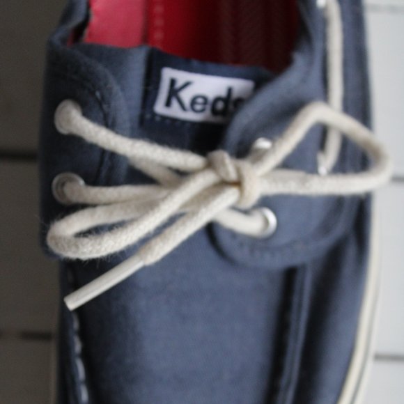 Blue Keds Slip On Boat Shoes, Women's Size 7 - Picture 3 of 6